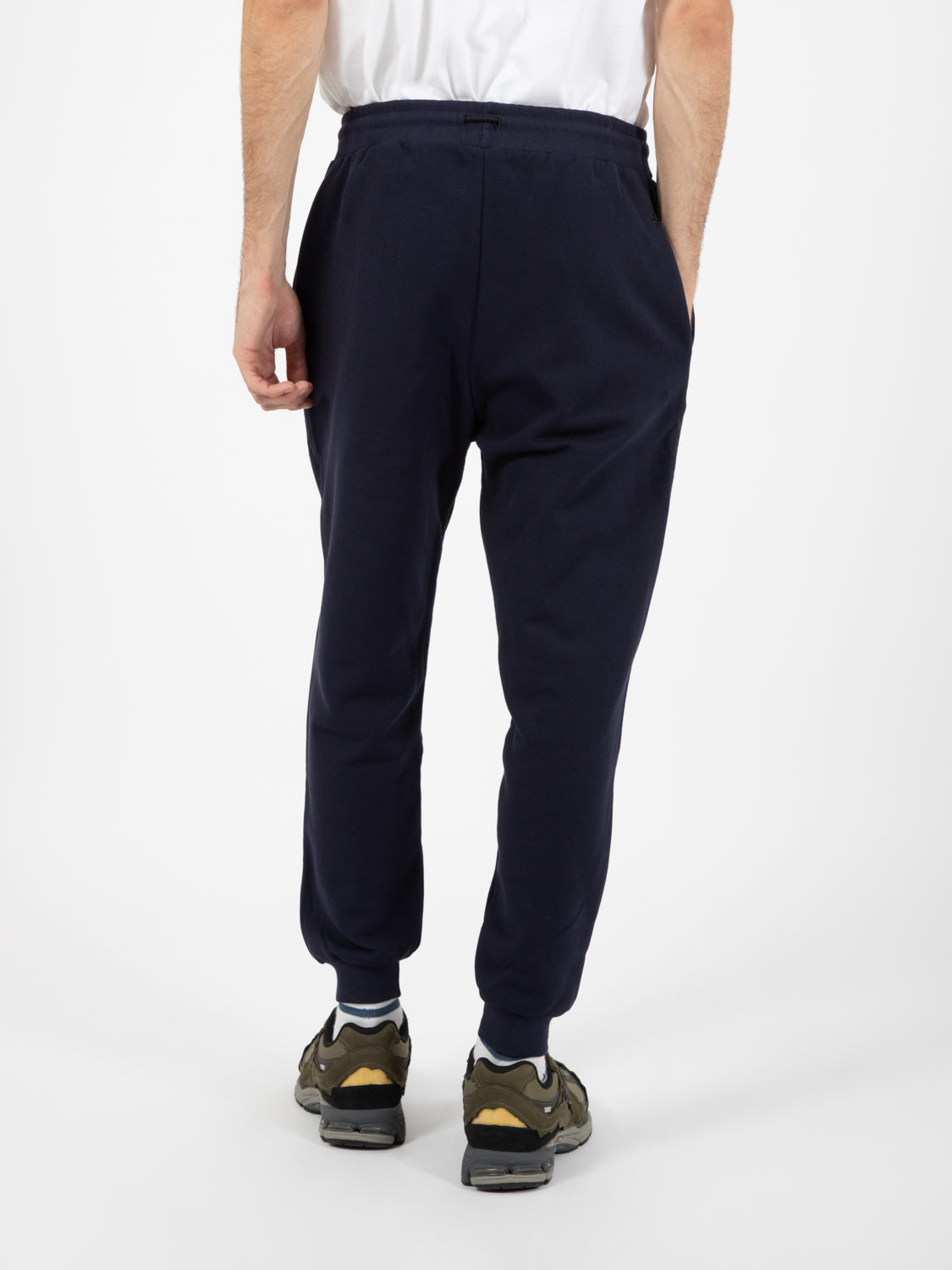 Navy Fleece Jogger Pants