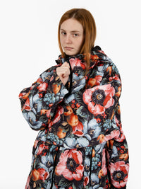 Esmeralda hooded down jacket