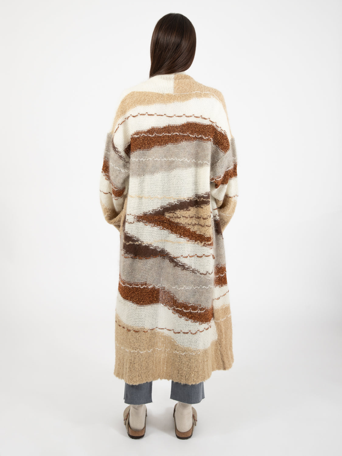 Cardigan fantasia multicolor