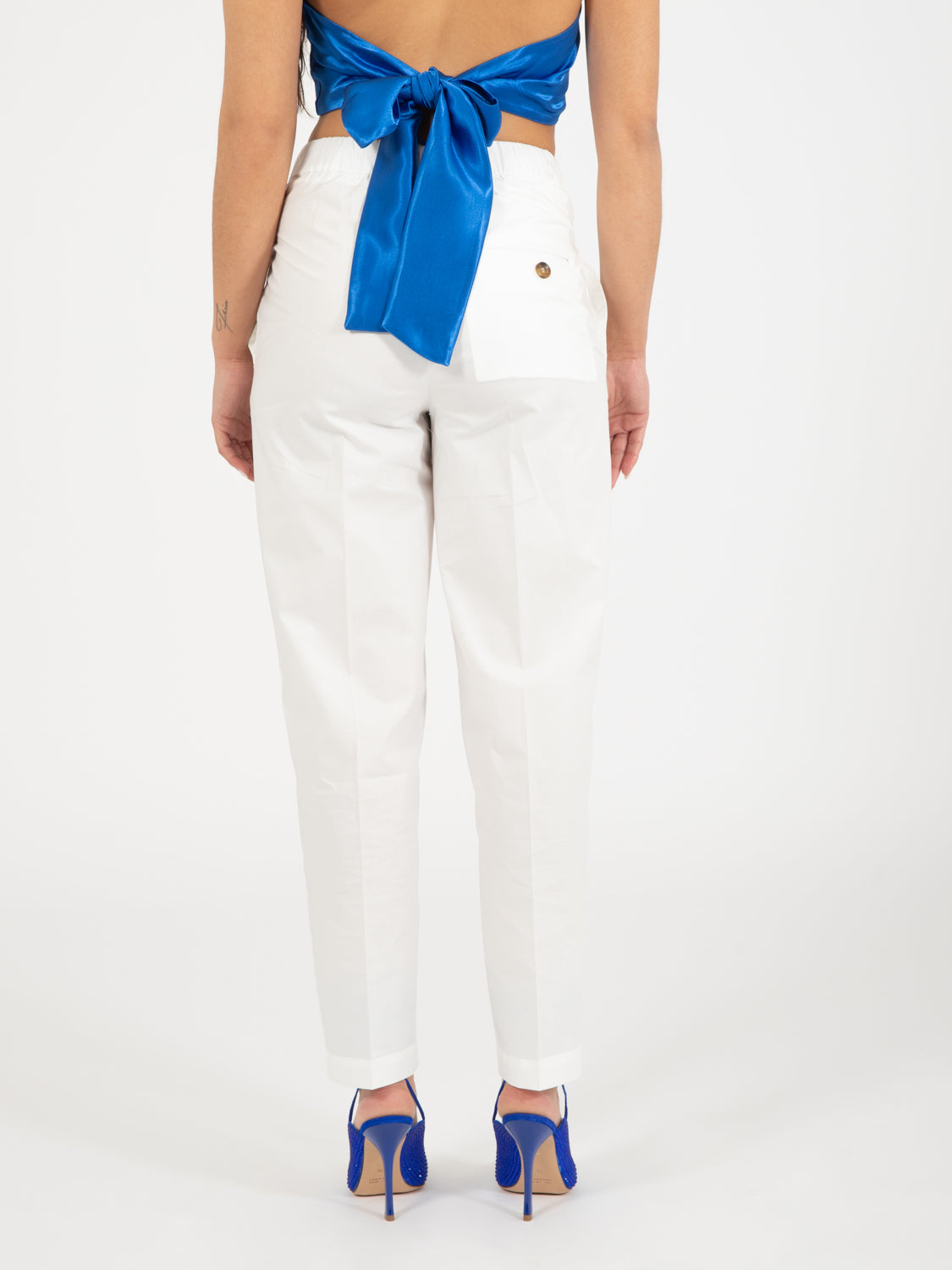 Natural cigarette trousers