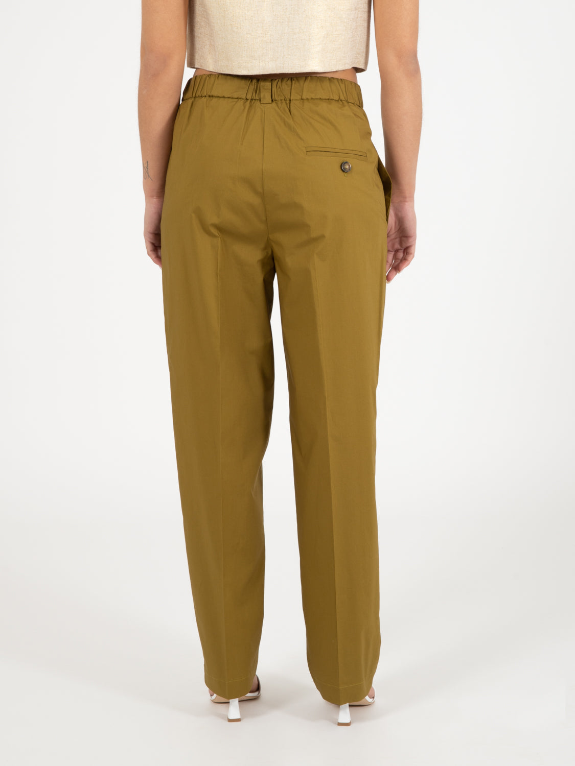 Oil cigarette trousers