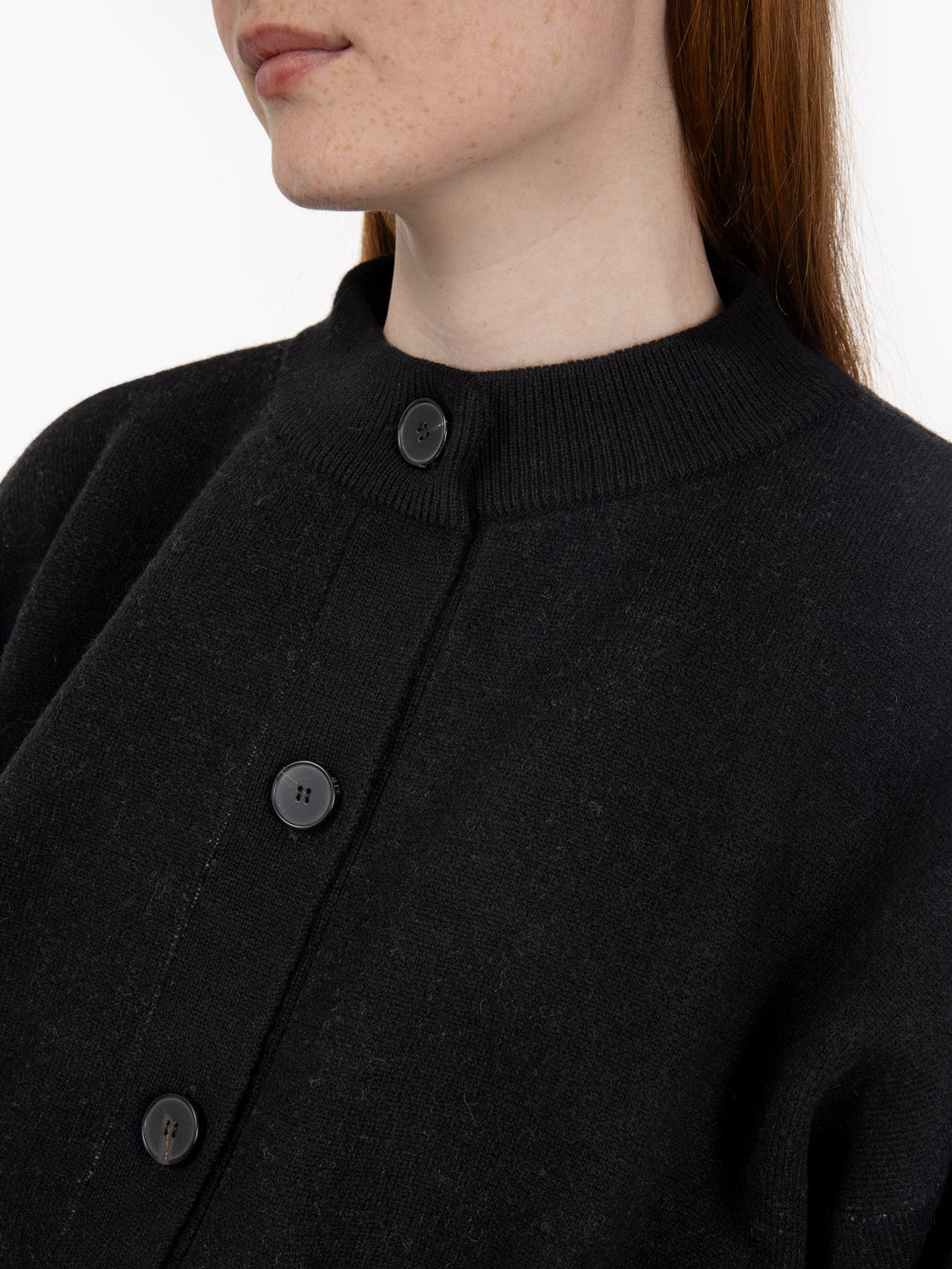 Bomber in maglia nero