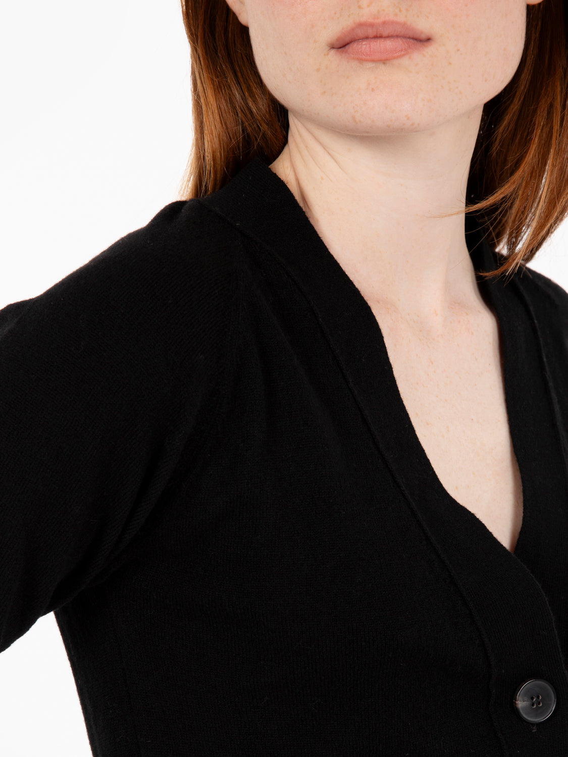 Black Button Up Cardigan
