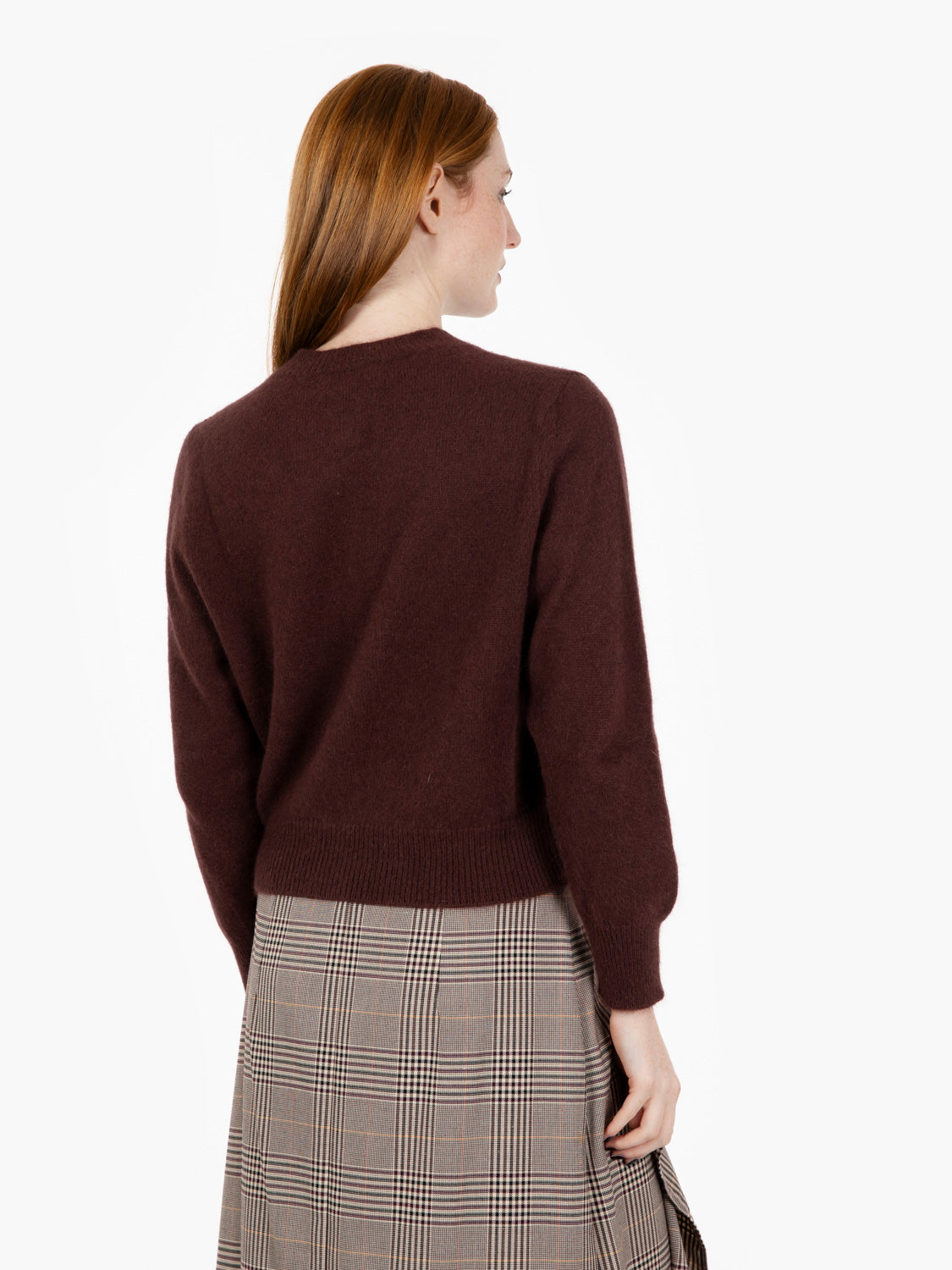 Cardigan mohair fondente
