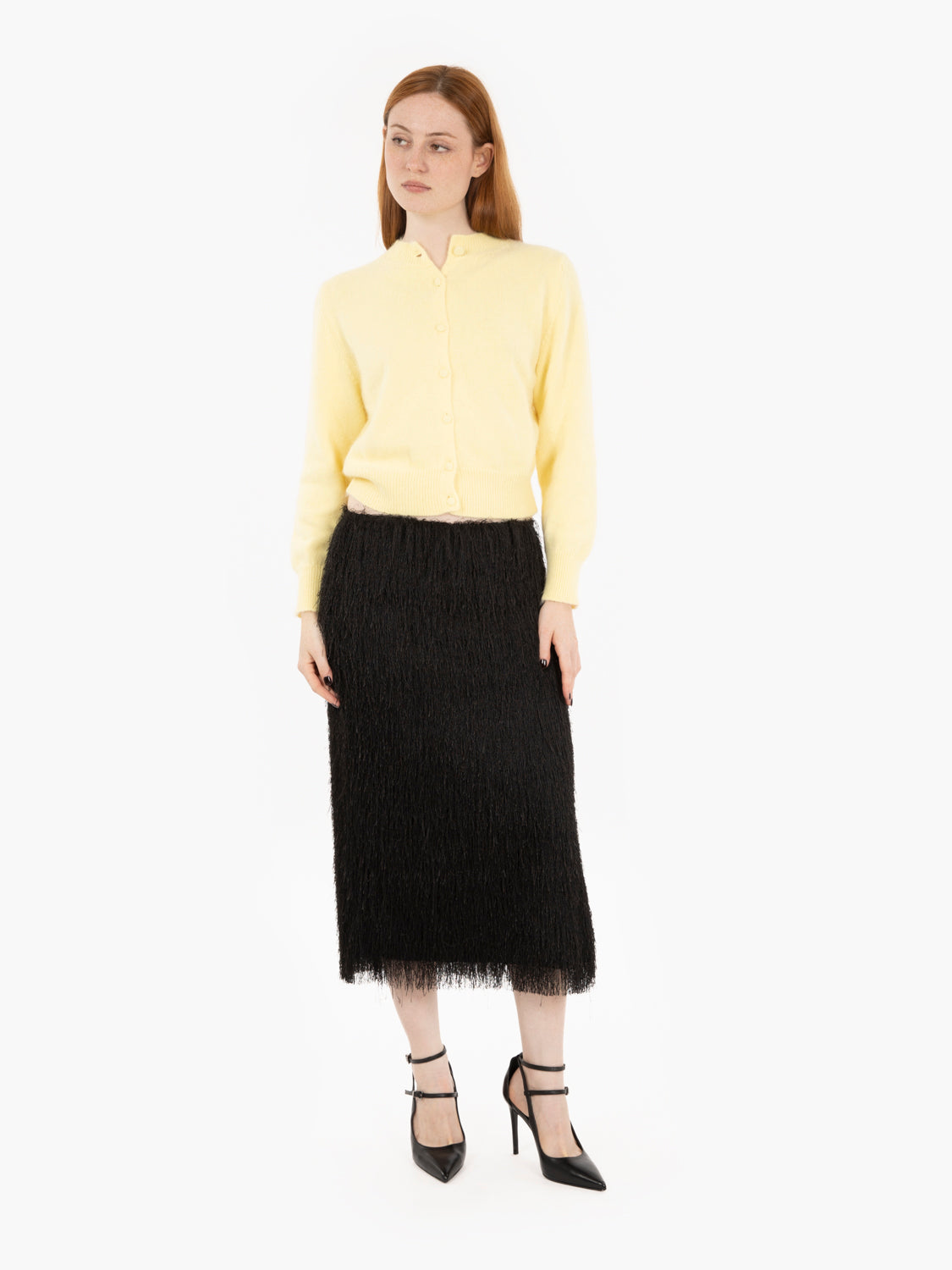 Cardigan mohair pulcino