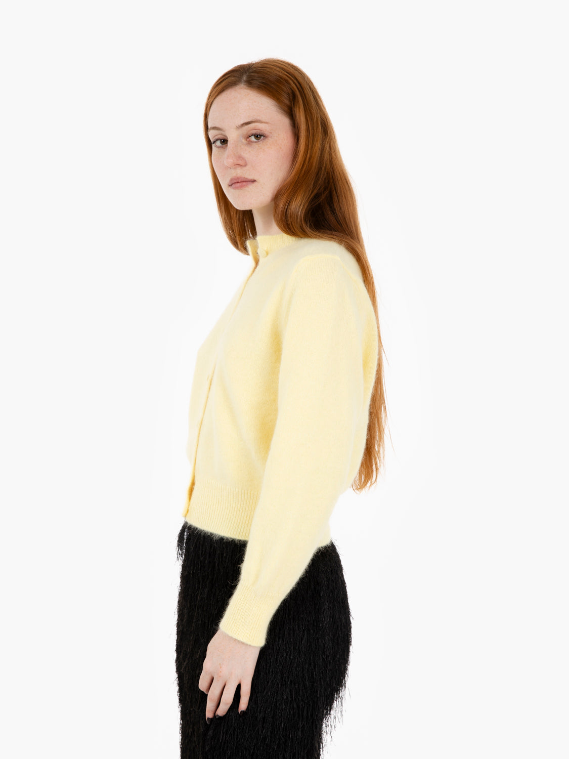 Cardigan mohair pulcino