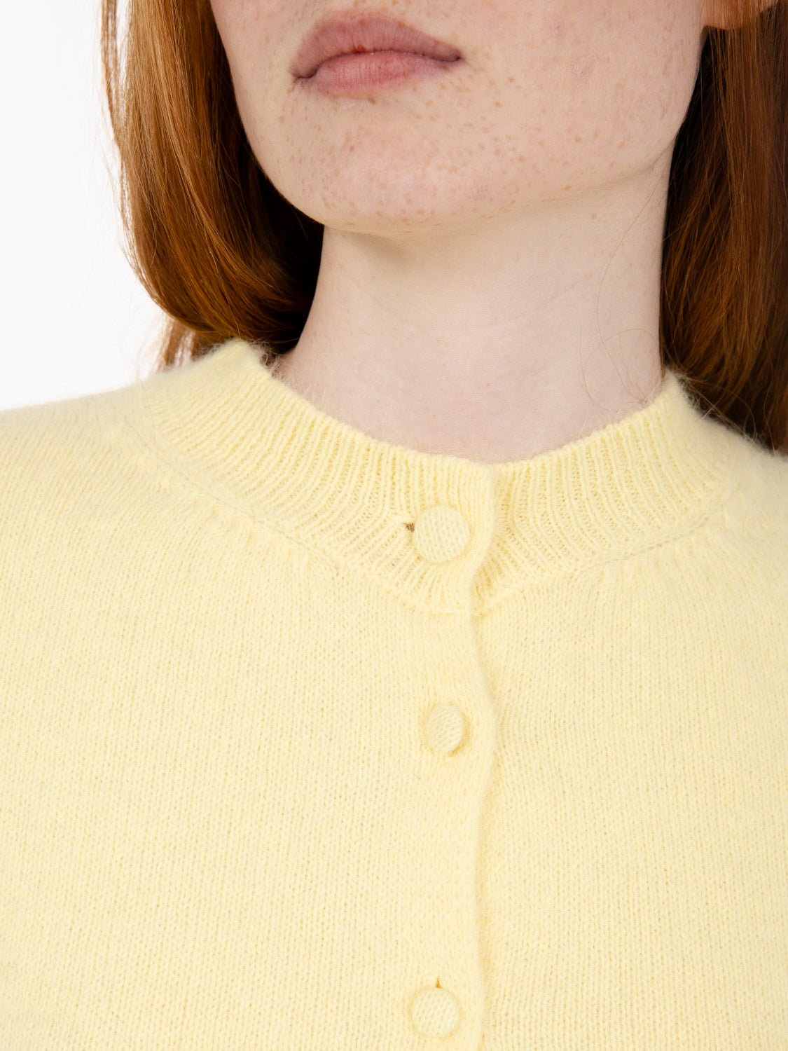 Cardigan mohair pulcino