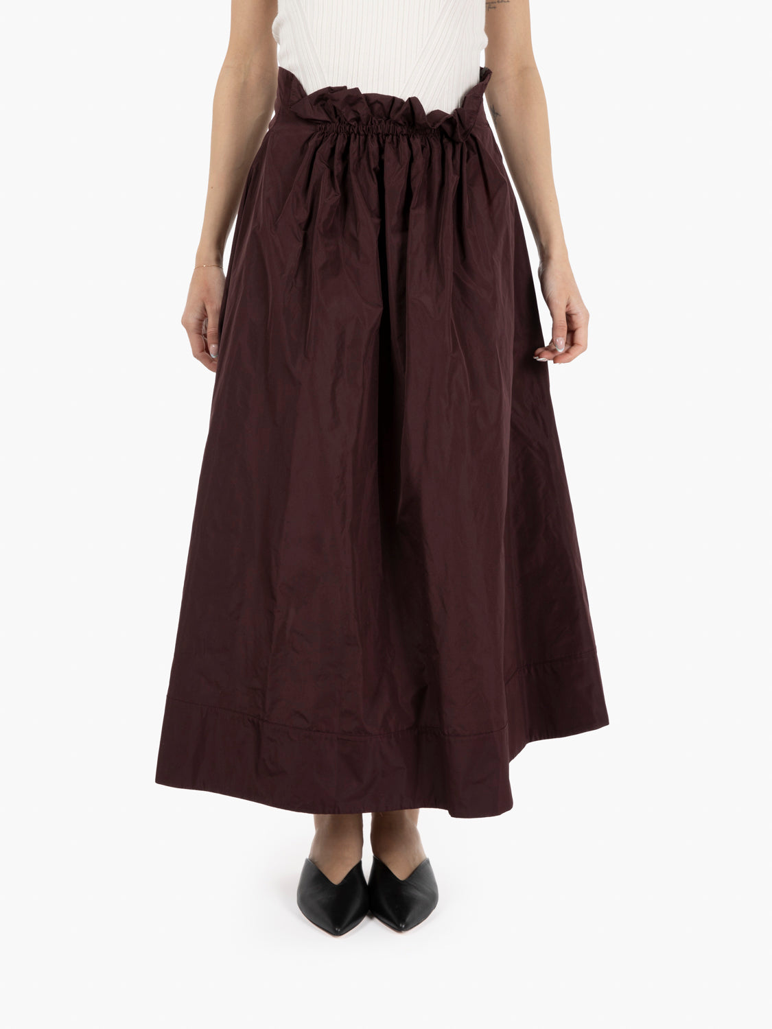 Brown muslin skirt