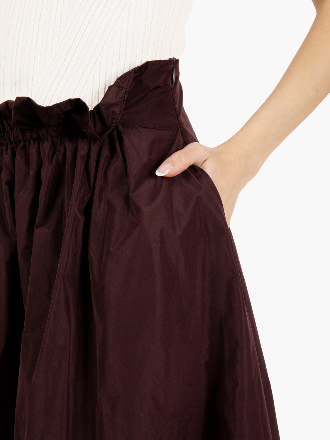 Brown muslin skirt