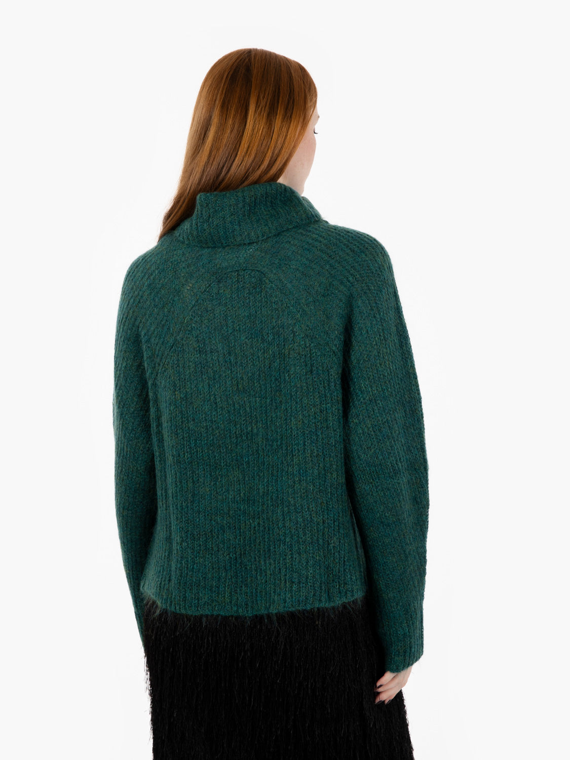 Bottle Mohair Turtleneck Sweater