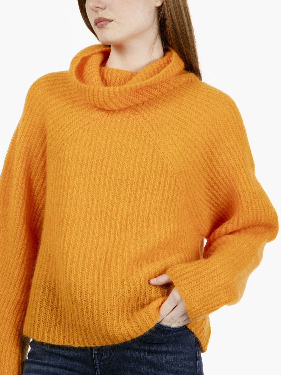 MANDARIN MOHAIR SWEATER M3F0006_FU32S