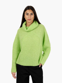 Apple Mohair Turtleneck Sweater