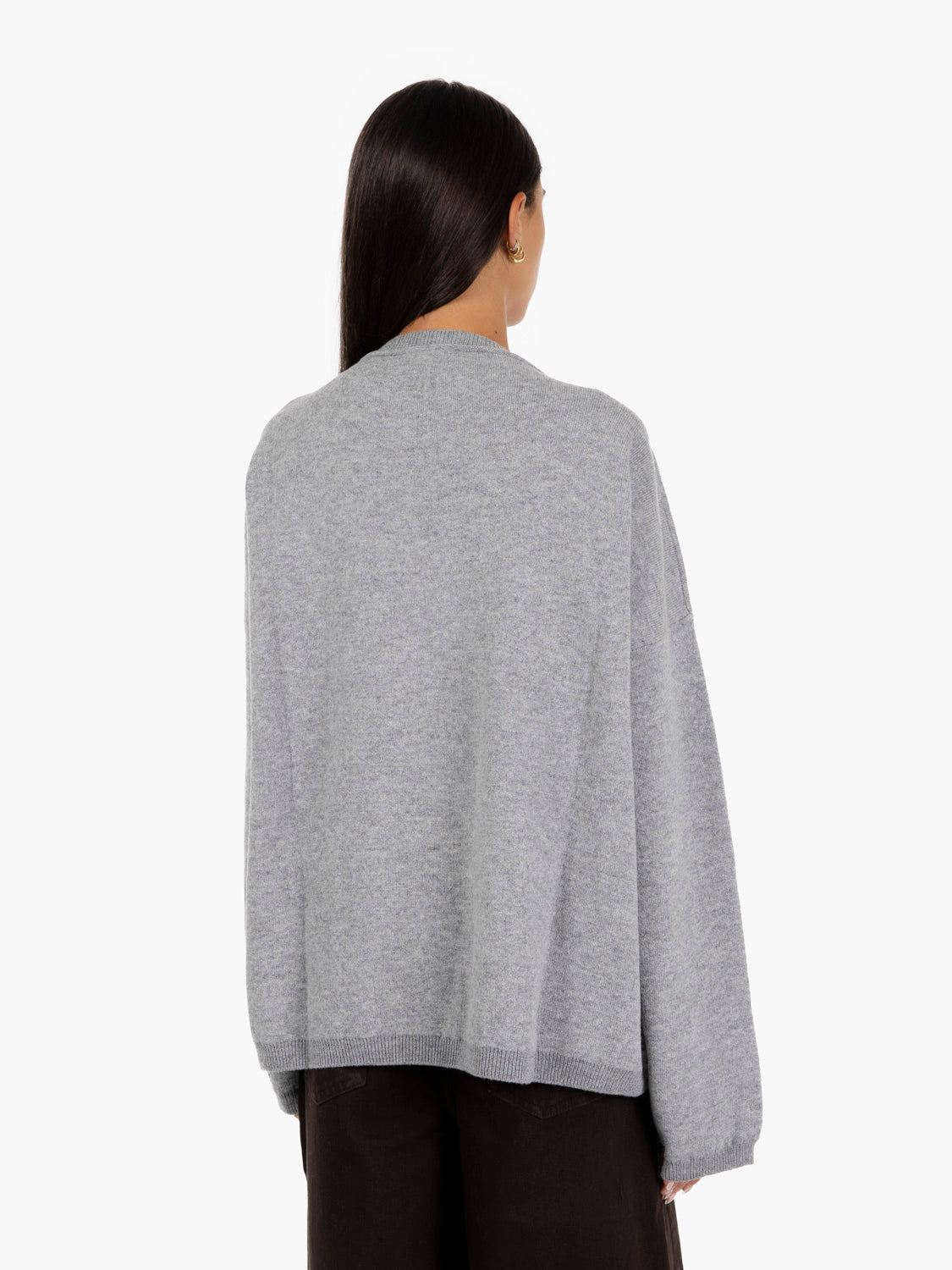 Maglione con tasche alluminio