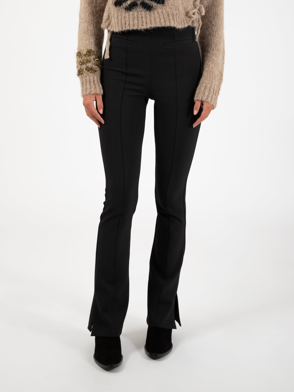 Pantaloni flare neri
