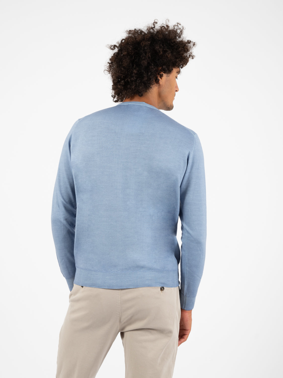 Maglione leggero girocollo carta da zucchero
