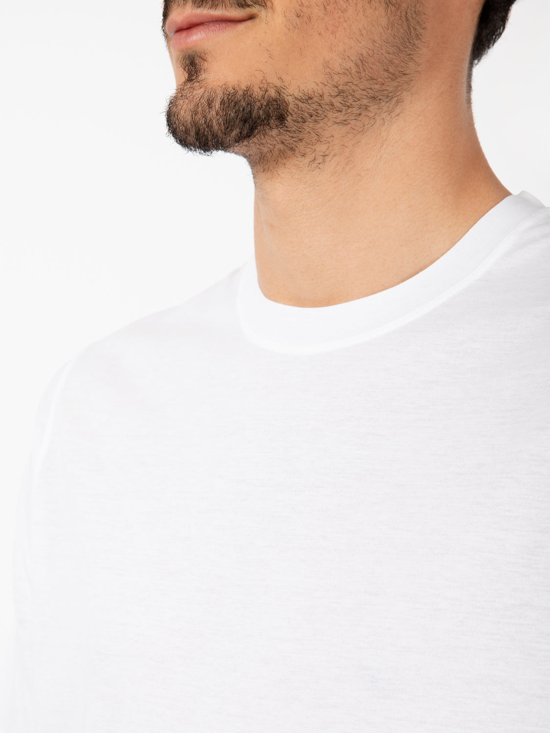 White cotton T-shirt