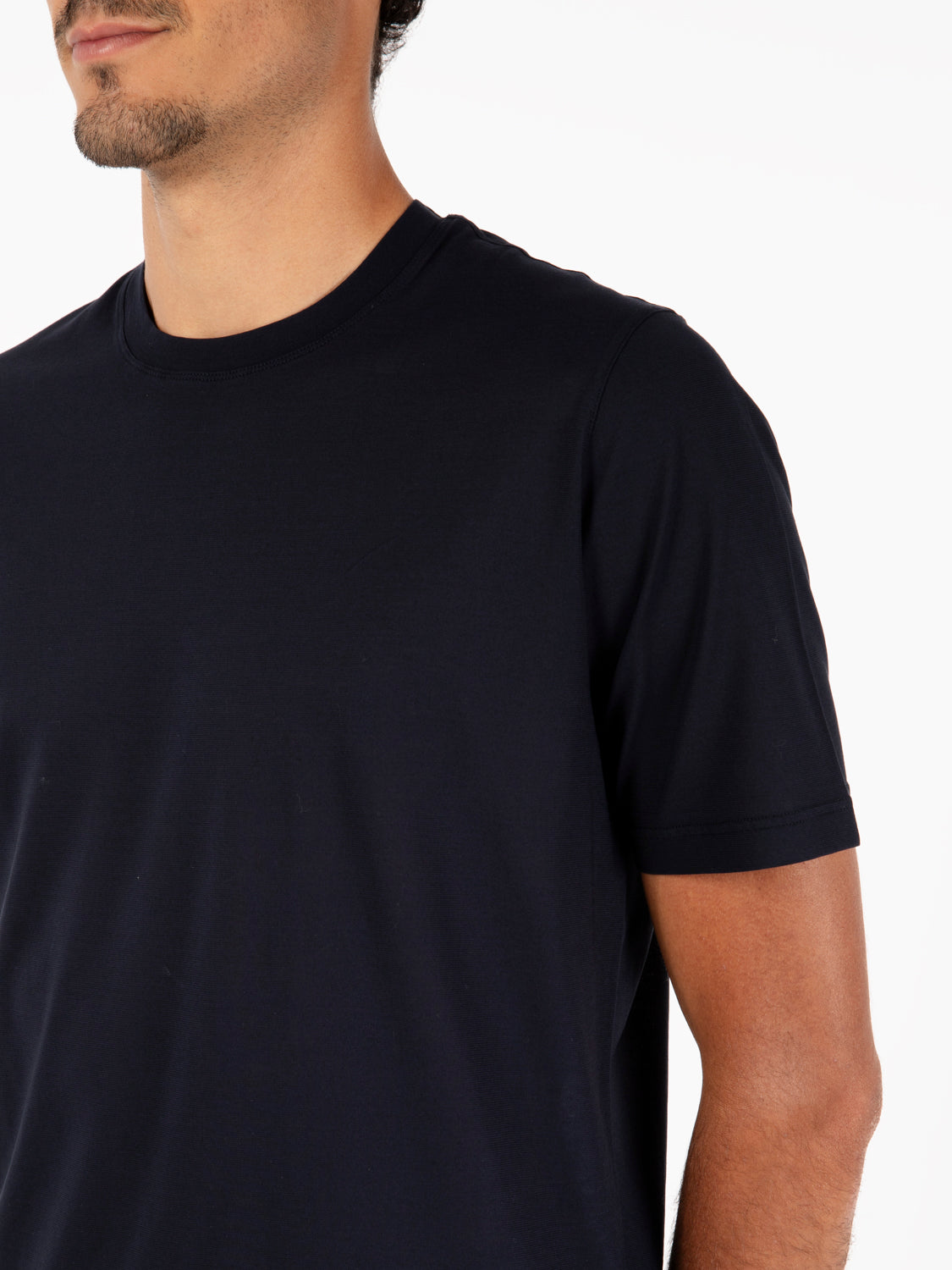 Navy Cotton T-Shirt