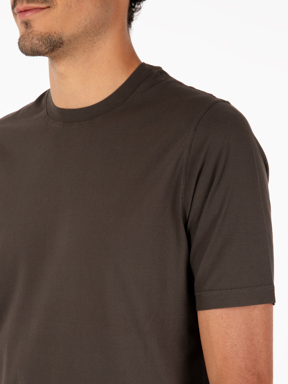 T-shirt in cotone testa di moro