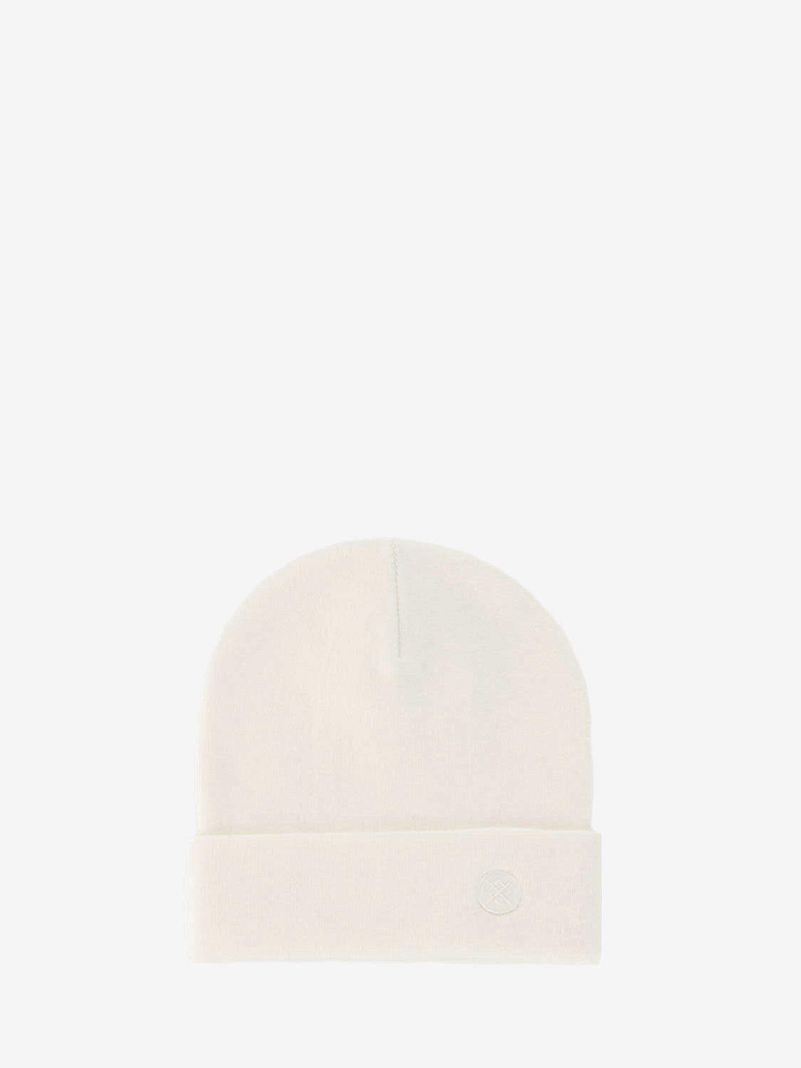 Beanie Kama lana merino bianco