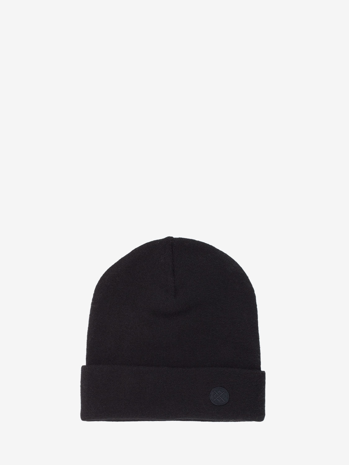 Beanie Kama lana merino nero
