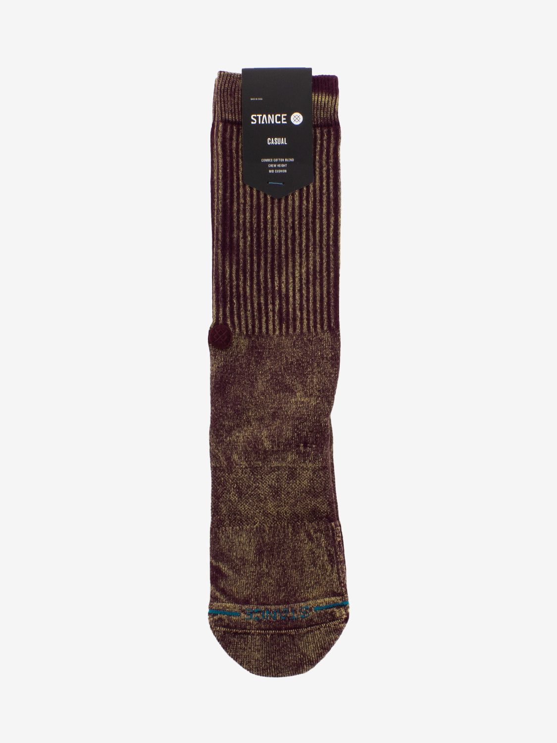 Calzini Icon Dyed Crew Fig