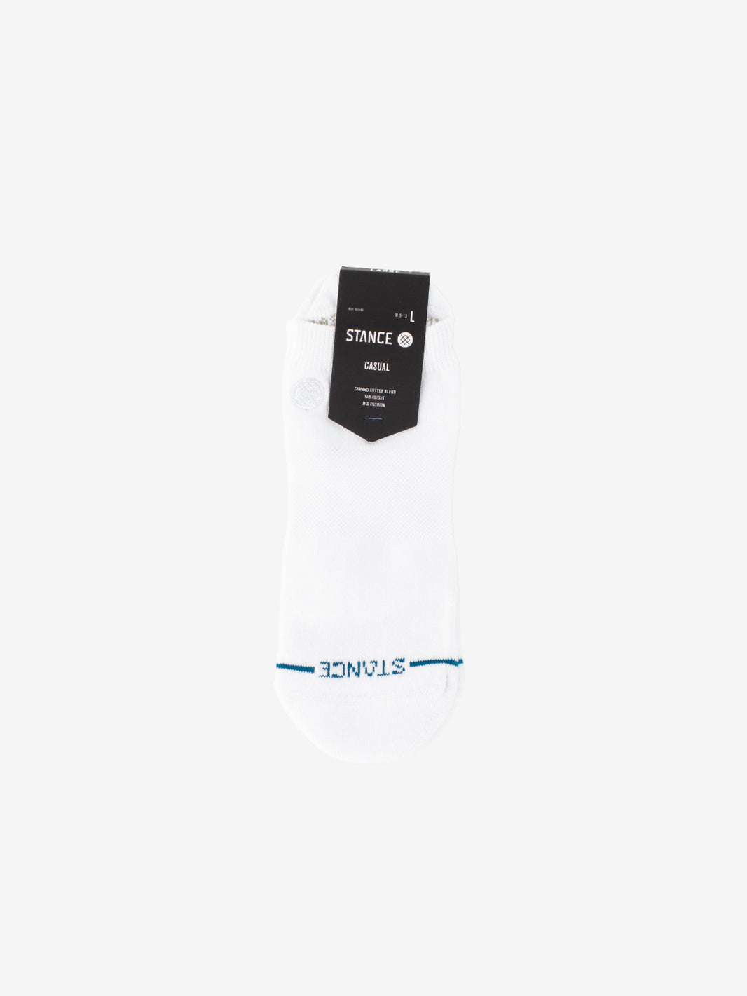 Icon Low Tab White Socks