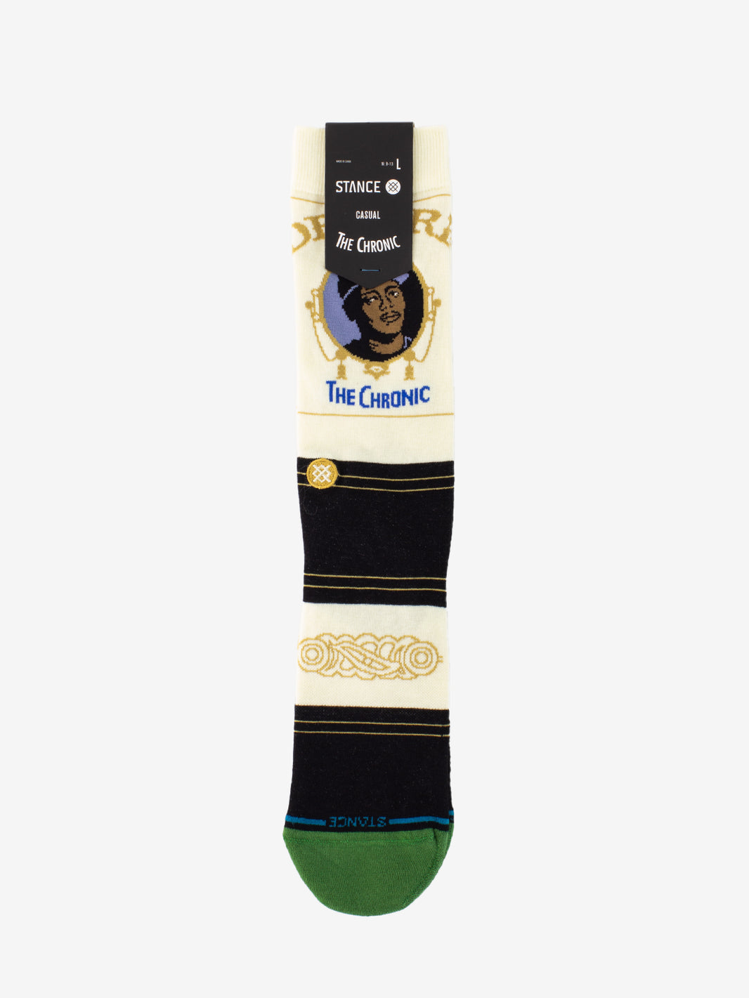 The Chronic crew black socks