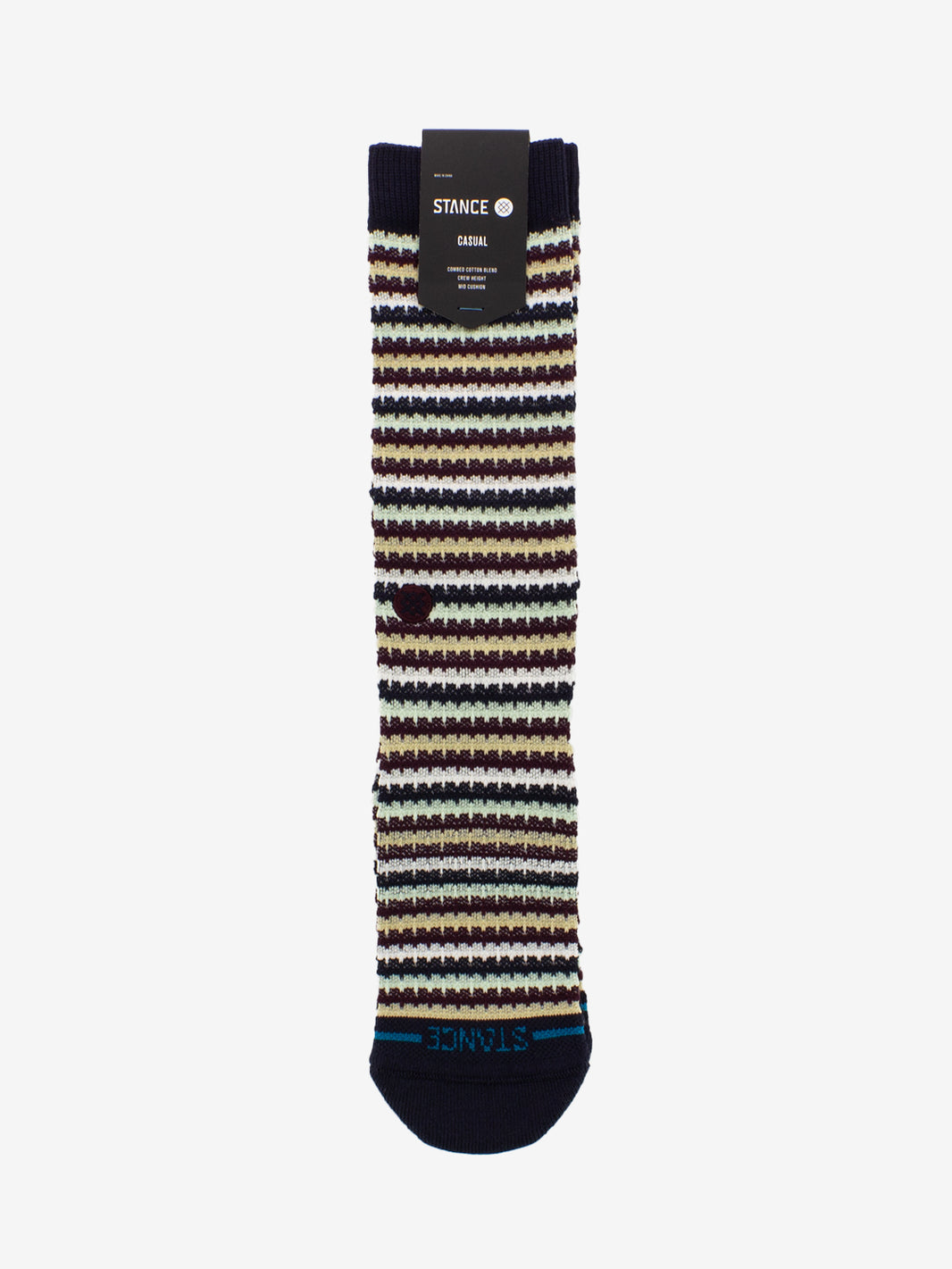 Socks Chiclets waffle knit crew navy