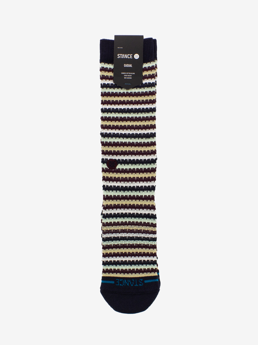 Socks Chiclets waffle knit crew navy