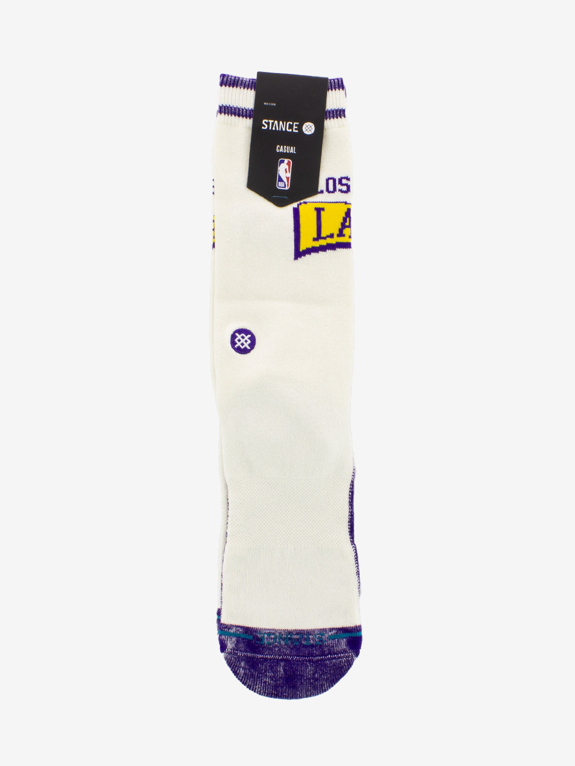 Socks Lakers Victory crew purple