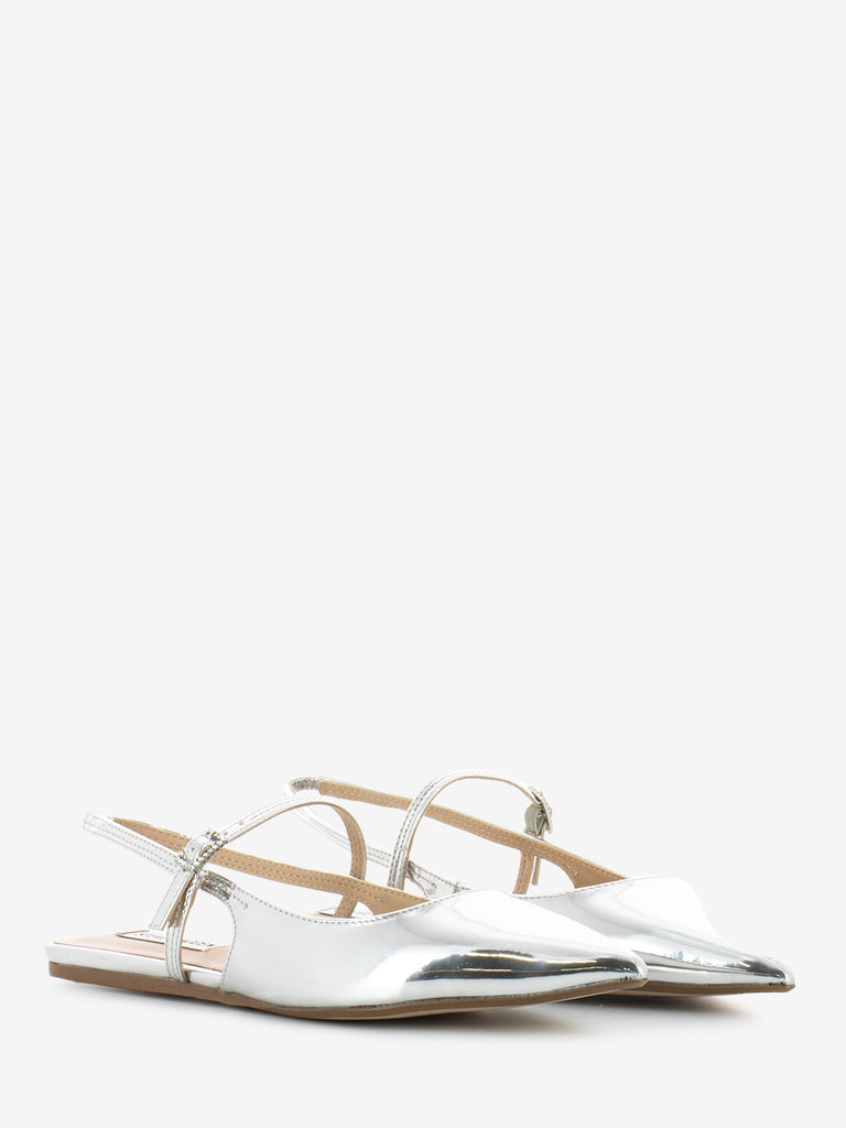 STEVE MADDEN - Sandalo basso Krysten silver