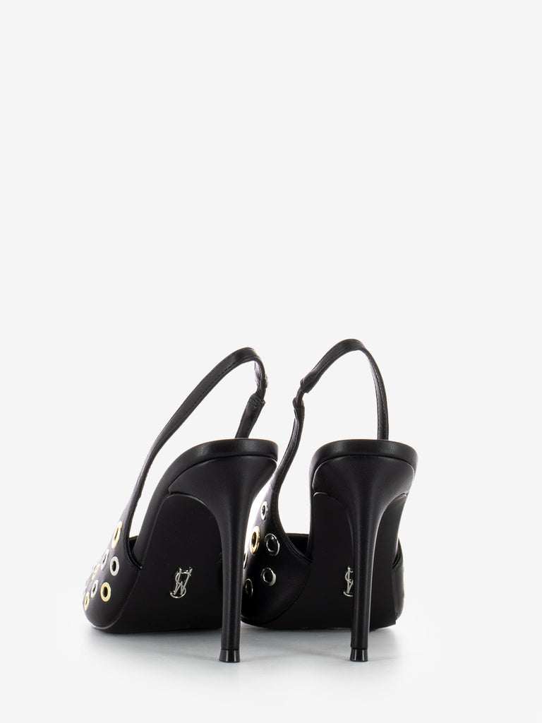 STEVE MADDEN - Slingback Alchemy black / silgld