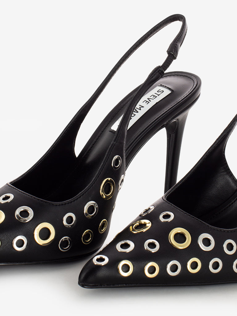 STEVE MADDEN - Slingback Alchemy black / silgld