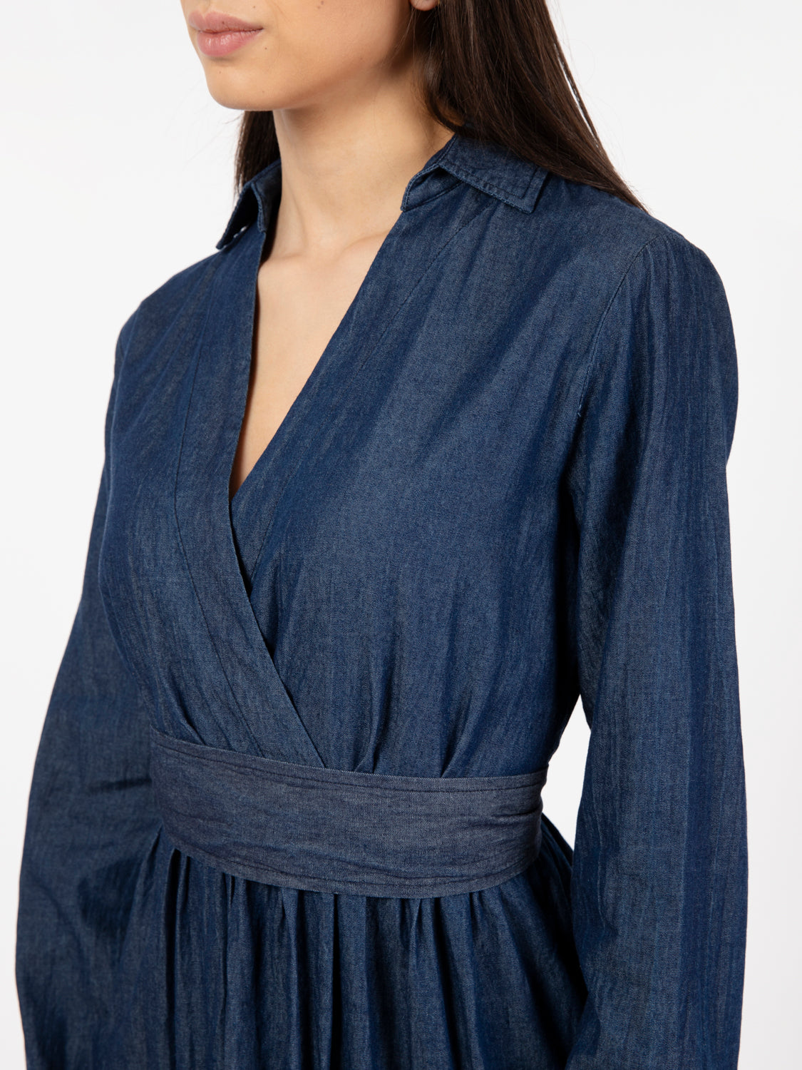 Blue Chambray Dress