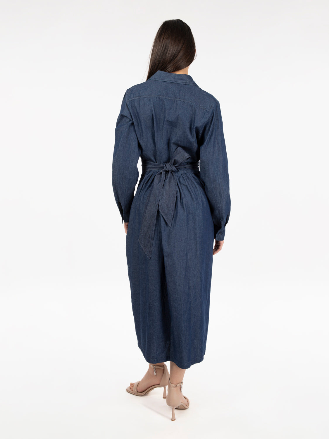 Blue Chambray Dress
