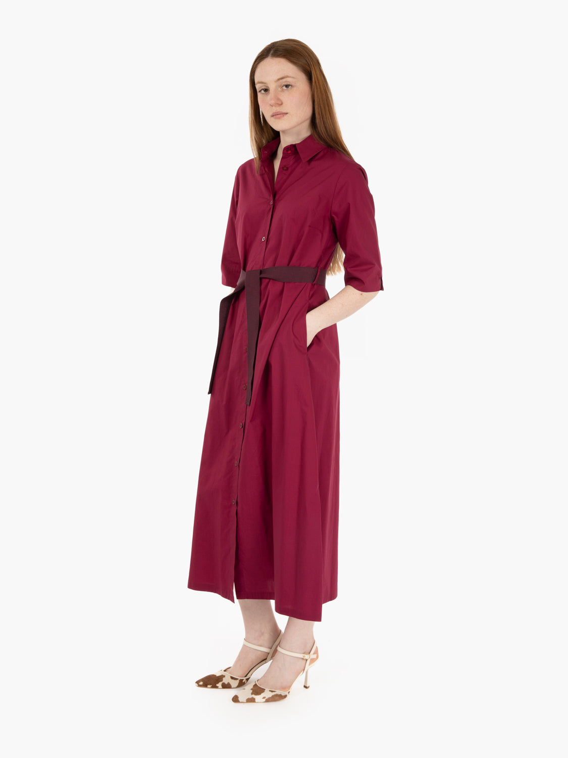 Sangria shirt dress