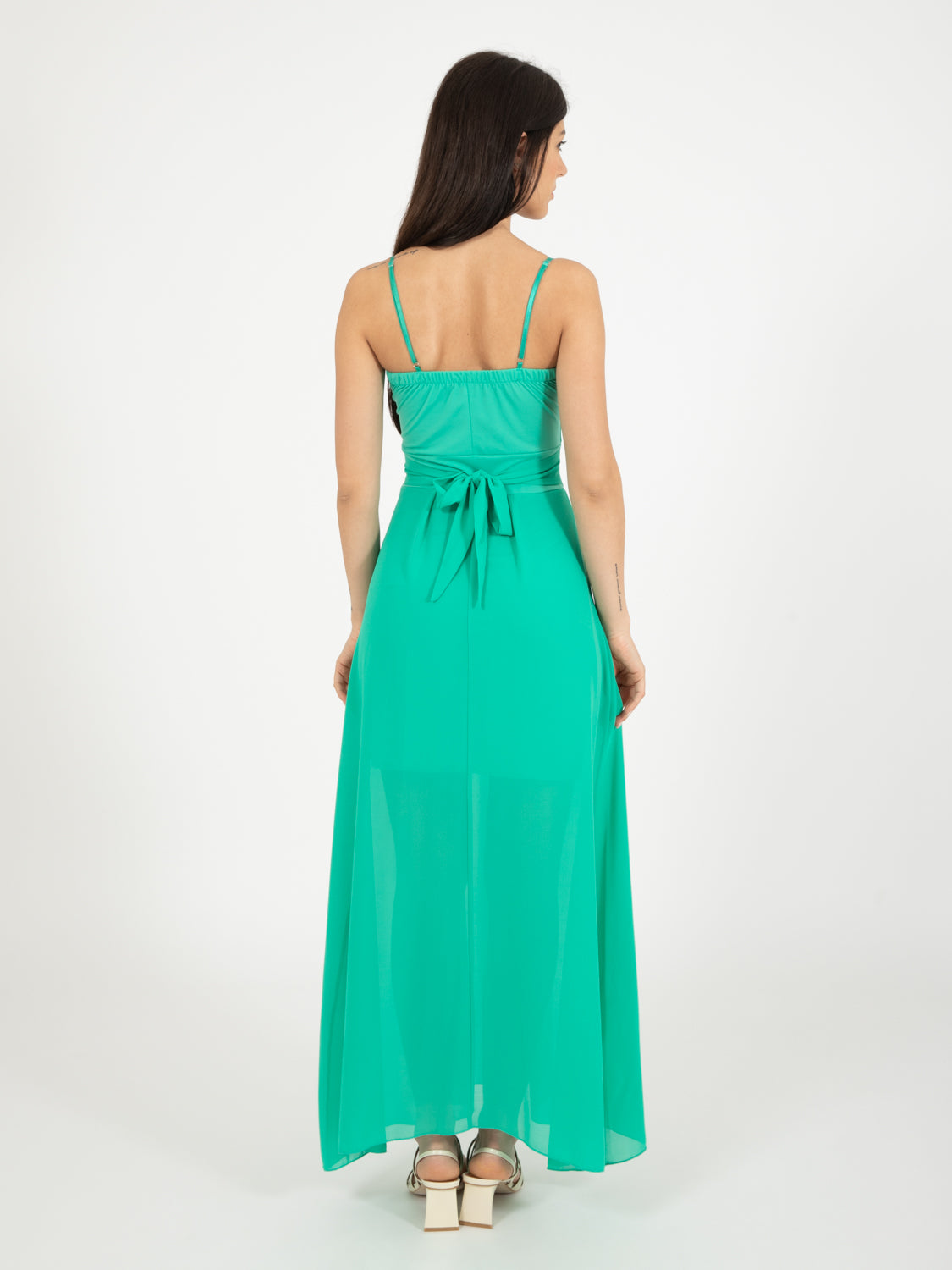 Abito lungo verde