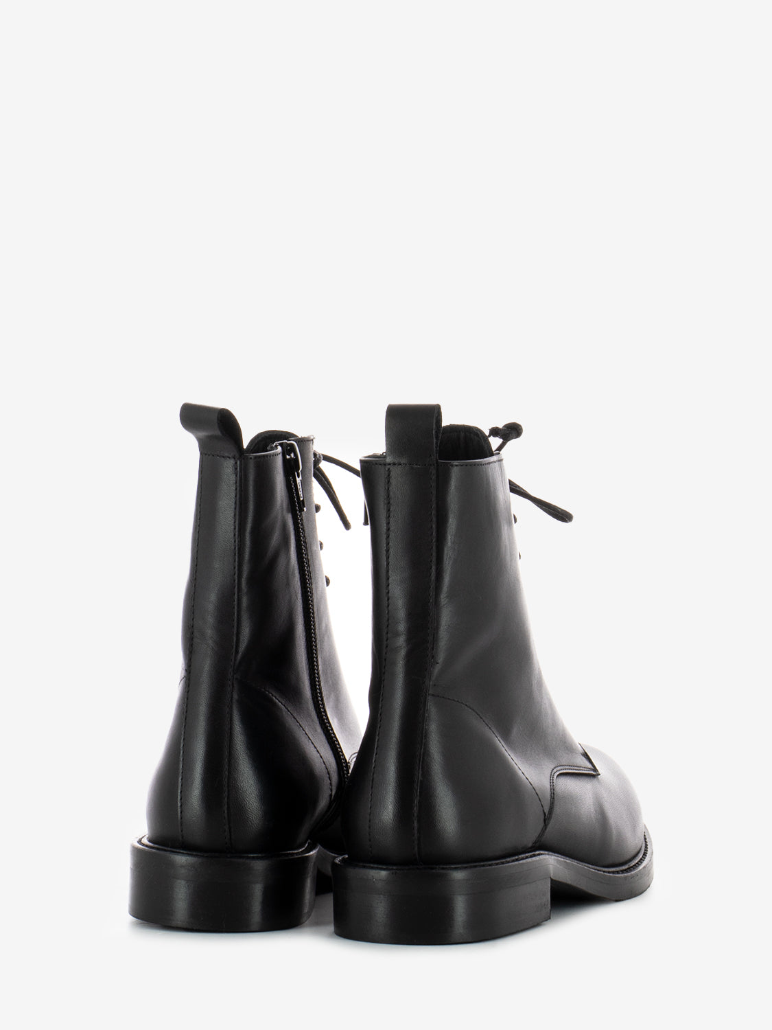 Anfibi Kat in pelle nero