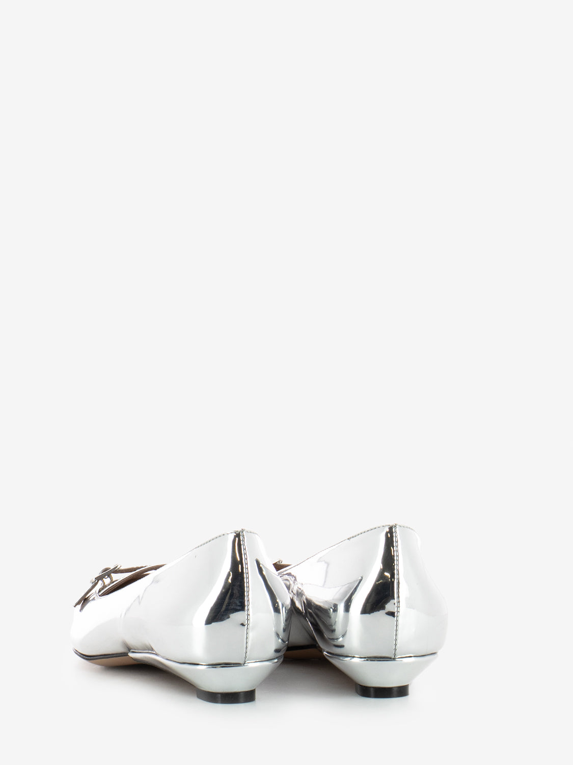 Ballerina with silver straps