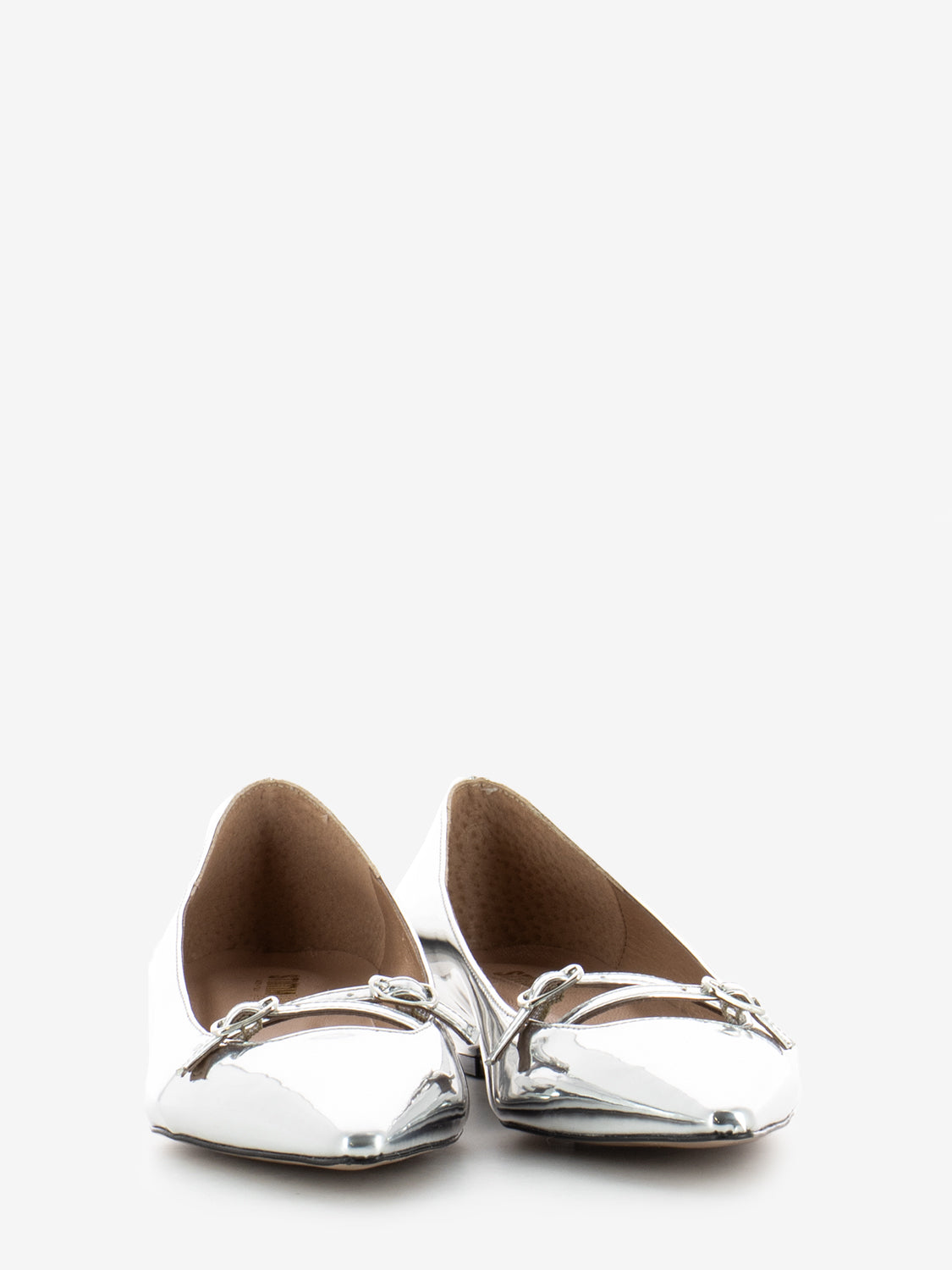 Ballerina with silver straps