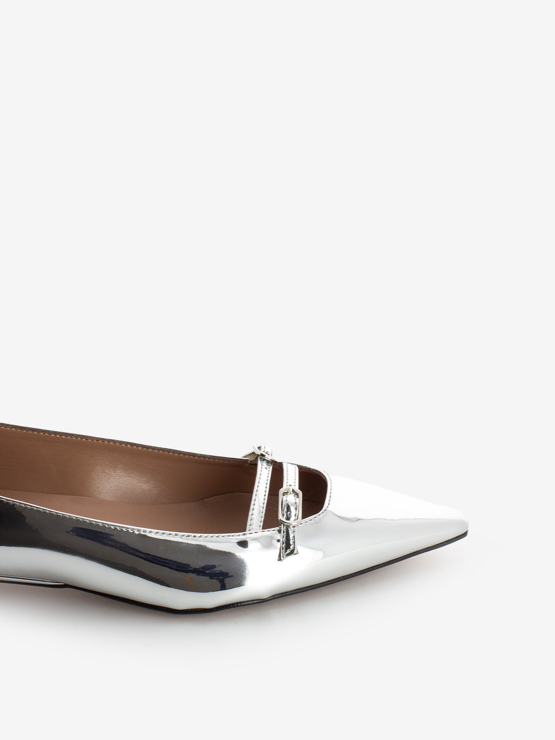 Ballerina with silver straps