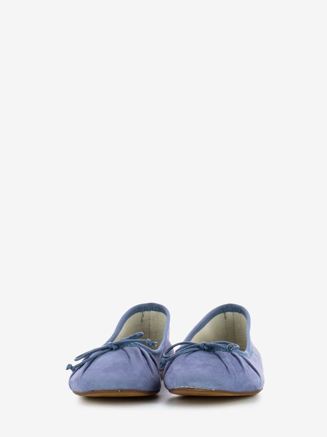 Suede jeans ballerina