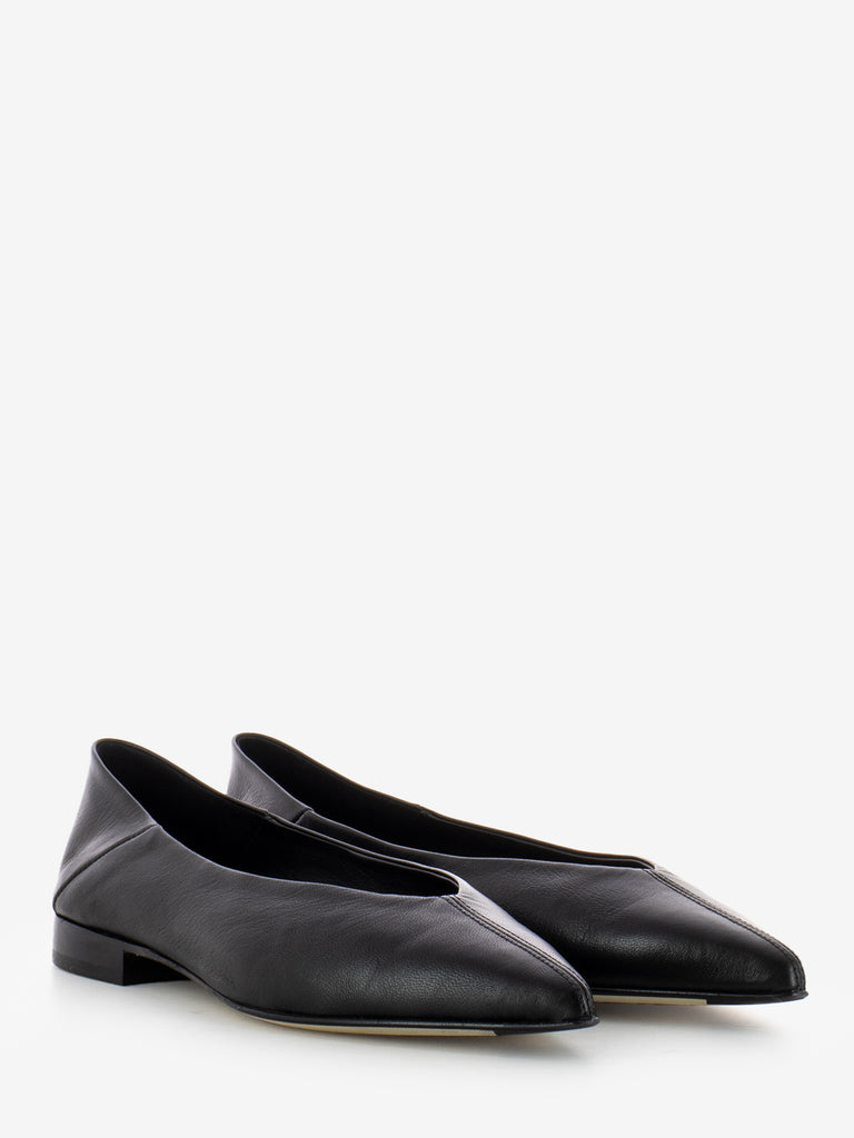 STIMM - Ballerine a punta in pelle nero