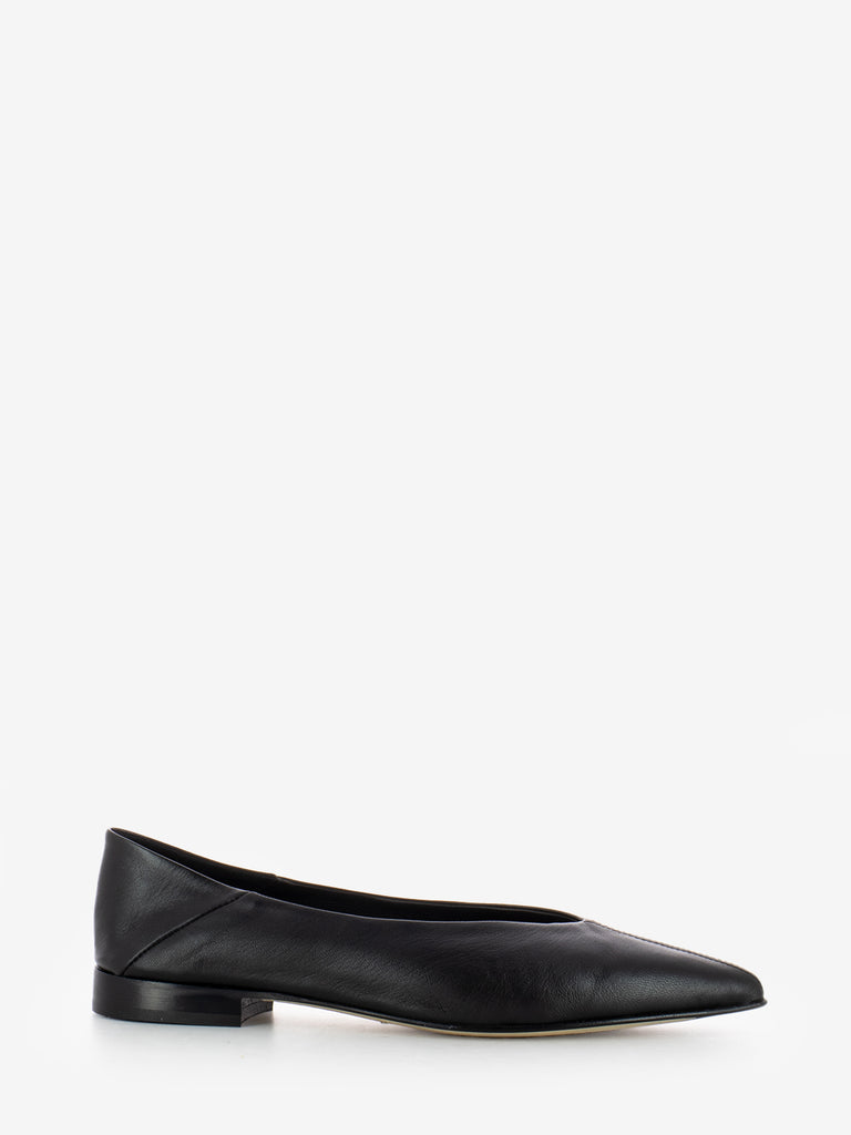 STIMM - Ballerine a punta in pelle nero