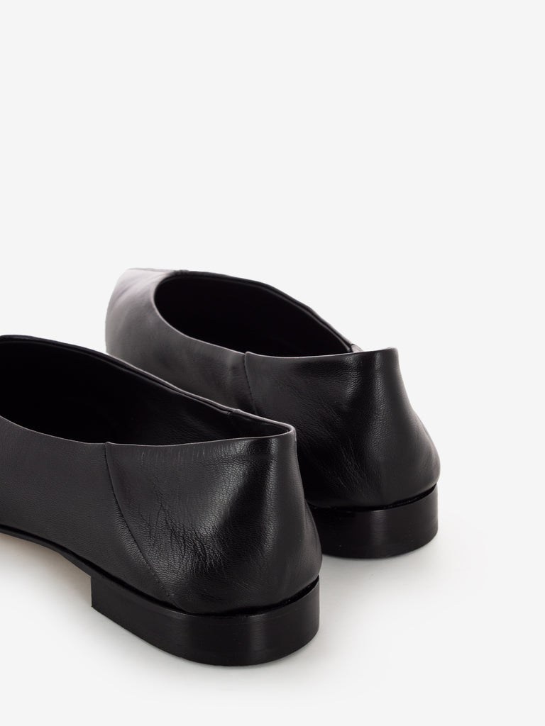 STIMM - Ballerine a punta in pelle nero