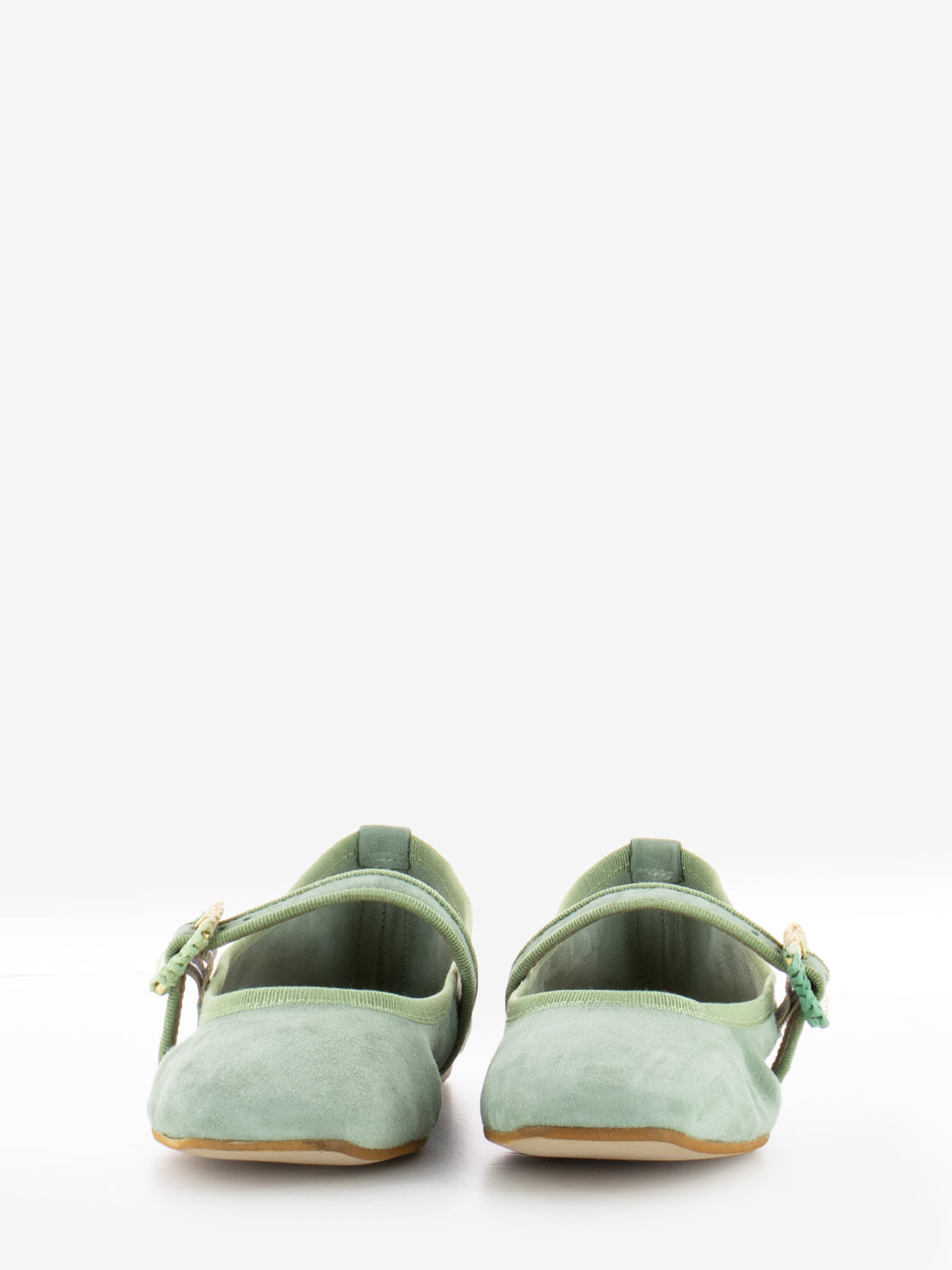 Sage strap ballerinas