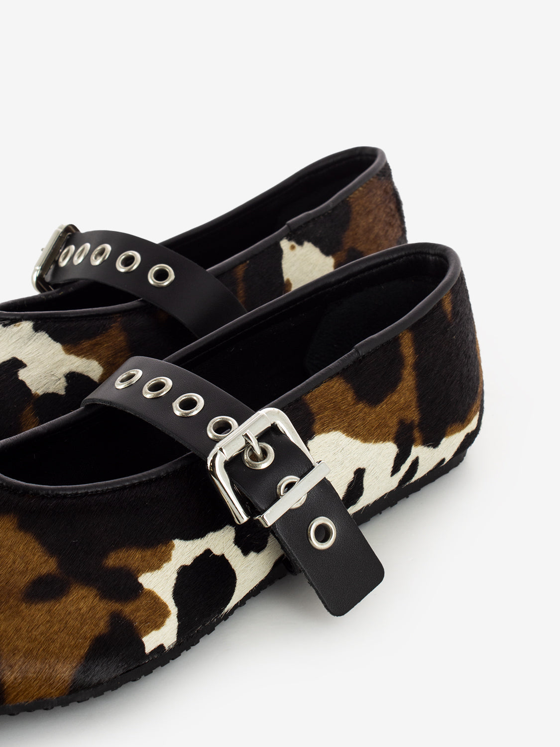 Ballerine in cavallino mucca