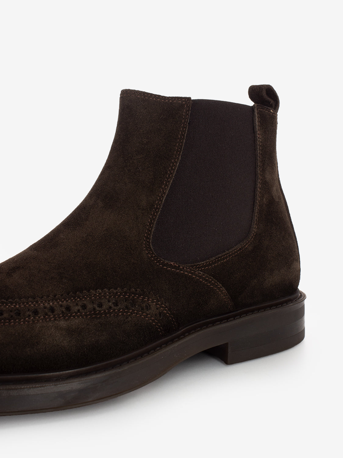 Dark Brown Suede Beatles