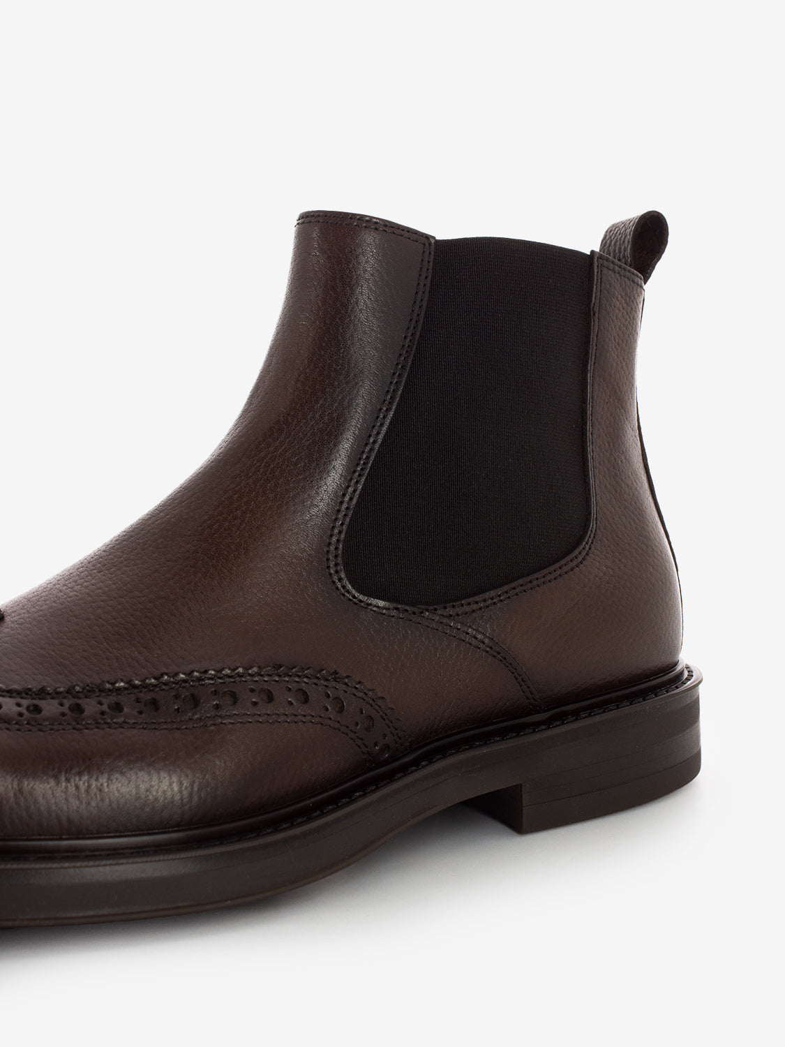Brown leather Beatles
