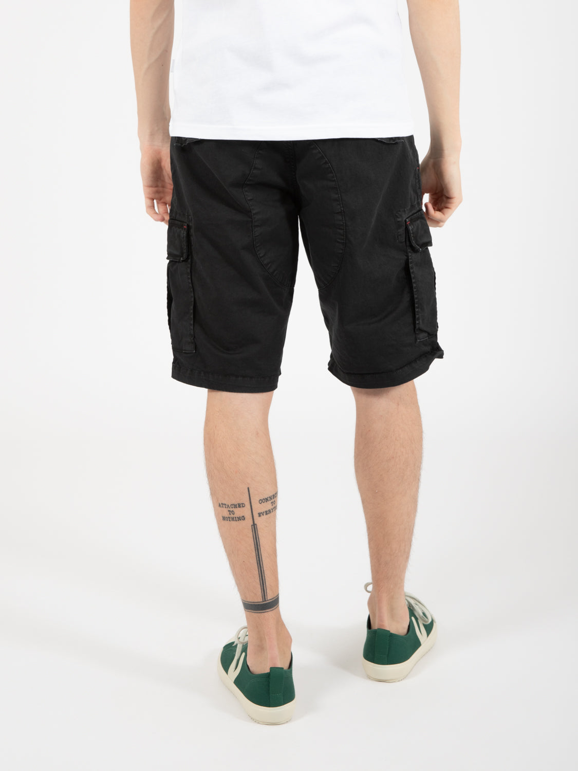 Black DSQ cargo shorts